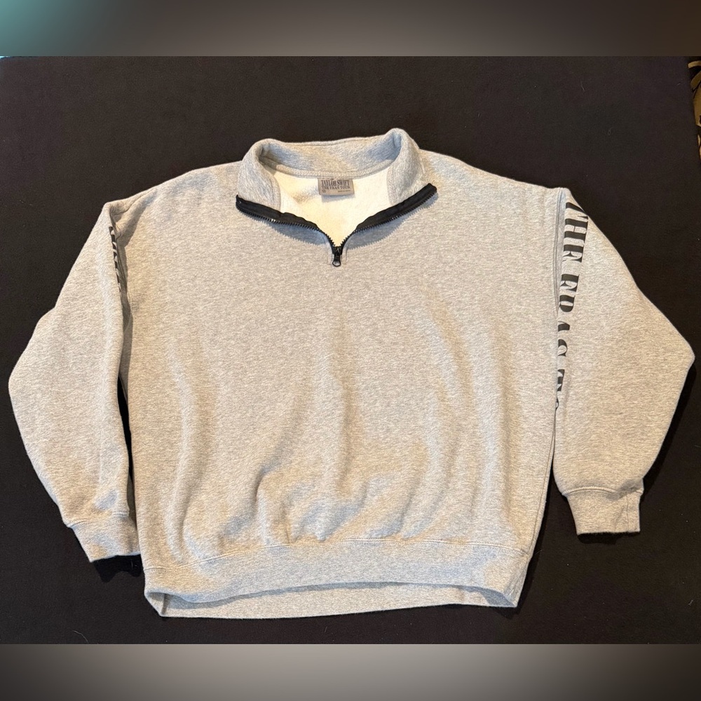 Taylor Swift Eras Tour Official Quarter Zip‎ Pullover Size Medium